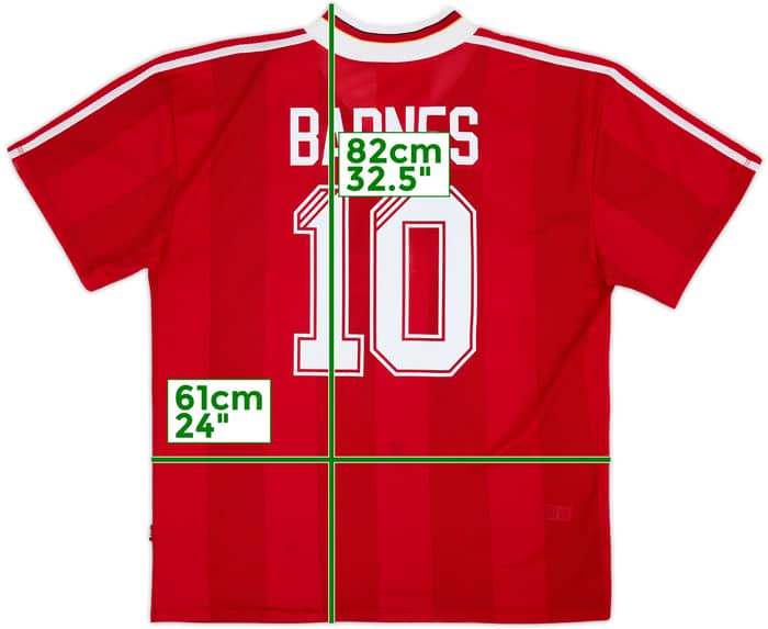 1995-96 Liverpool Home Shirt Barnes #10 - 9/10 - (XXL)