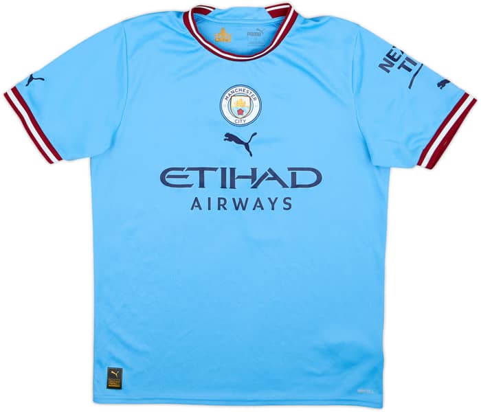 2022-23 Manchester City Home Shirt Cancelo #7 - 8/10 - (M)