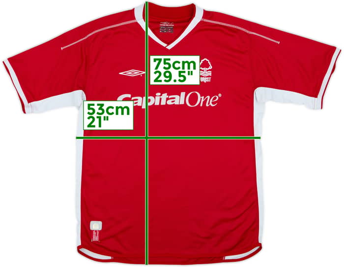 2002-03 Nottingham Forest Home Shirt - 8/10 - (L)