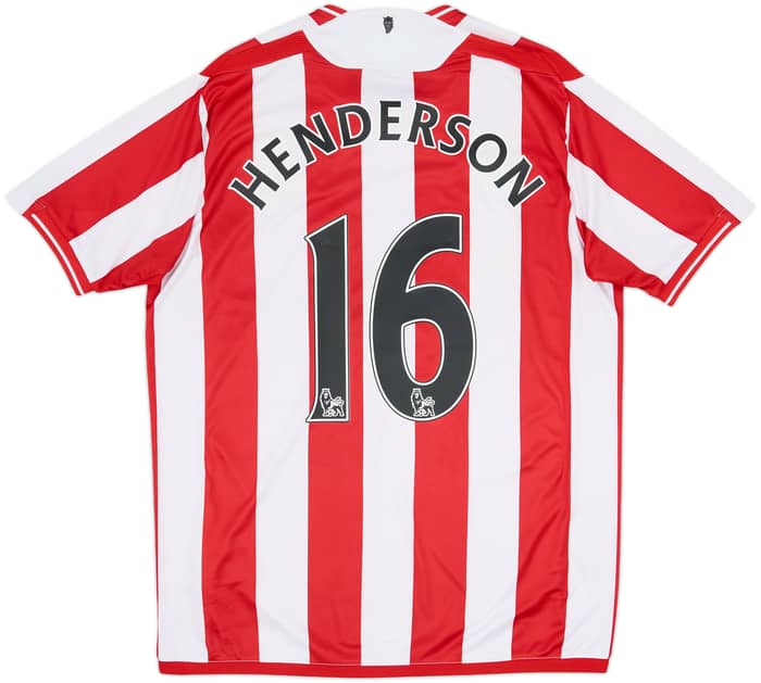 Camiseta de local del Sunderland 2009-10 Henderson #16 - 8/10 - (M)