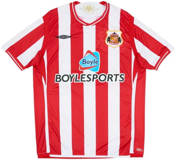 Camiseta de local del Sunderland 2009-10 Henderson #16 - 8/10 - (M)