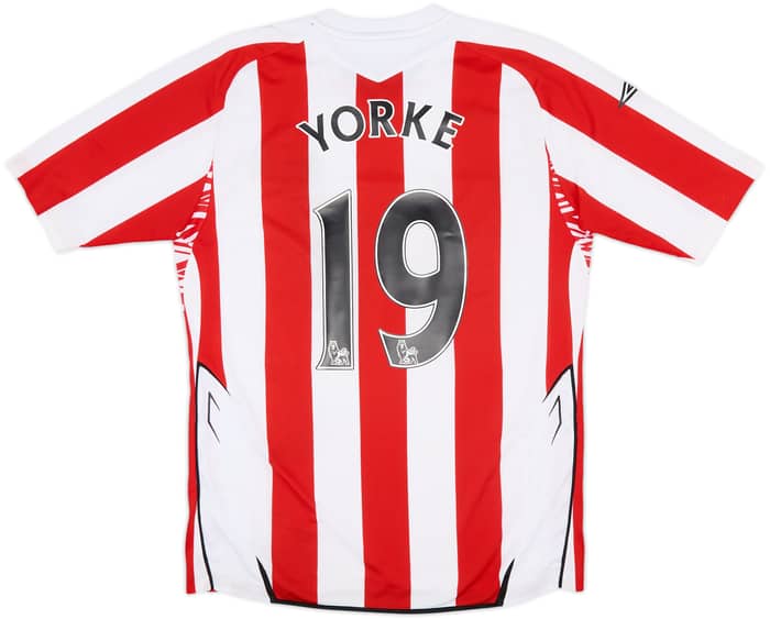2007-08 Sunderland Home Shirt Yorke #19 - 5/10 - (M)