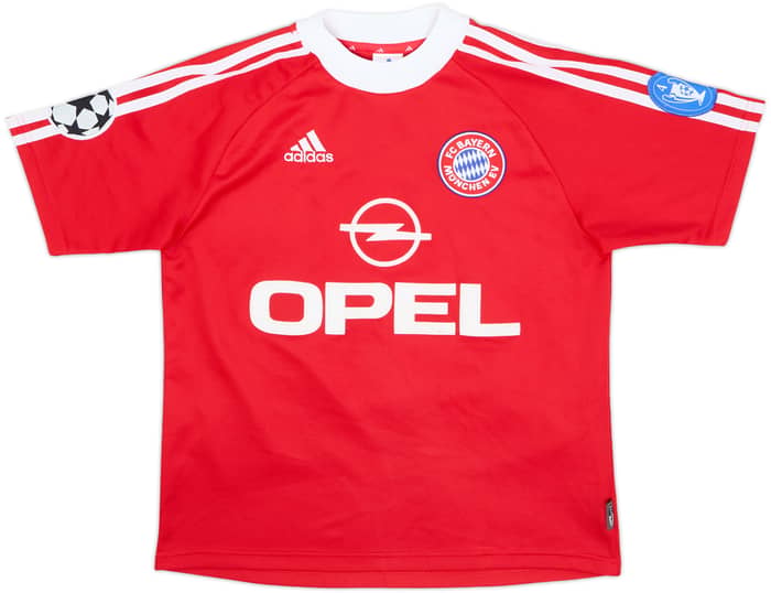 2001-02 Bayern Munich CL Home Shirt Elber #9 - 7/10 - (Y)