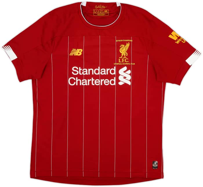 2019-20 Liverpool Home Shirt Virgil #4 - 8/10 - (L)