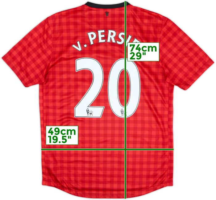 2012-13 Manchester United Home Shirt V.Persie #20 - 5/10 - (M)