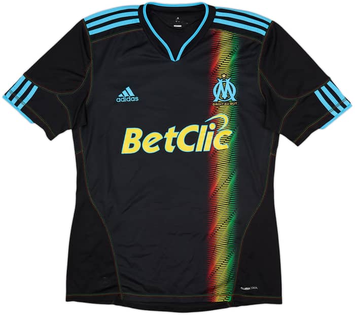 2010-11 Olympique Marseille Third Shirt Lucho #8 - 6/10 - (M)
