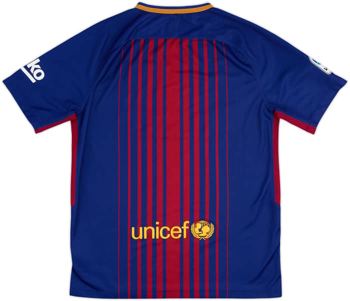 2017-18 Barcelona Home Shirt - 5/10 - (M)