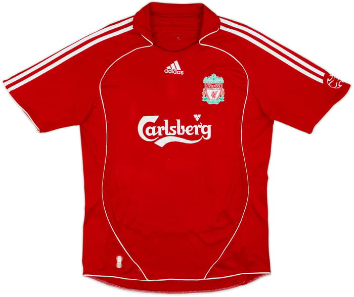 2006-08 Liverpool Home Shirt Gerrard #8 - 5/10 - (L)