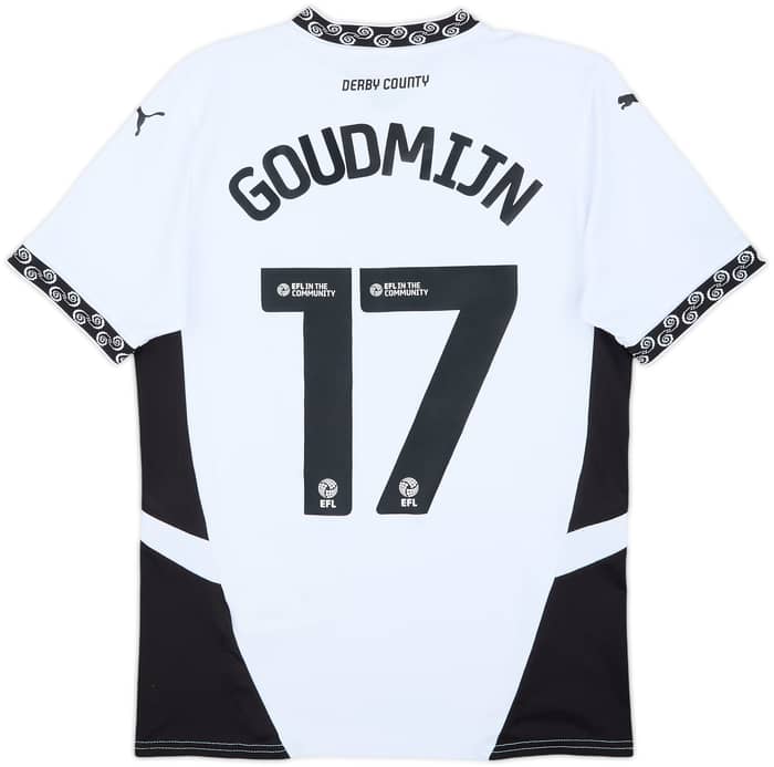 2024-25 Derby County Home Shirt Goudmijn #17 - 7/10 - (S)