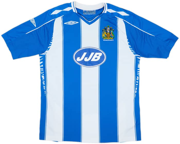 2007-08 Wigan Camiseta Local - 5/10 - (L)