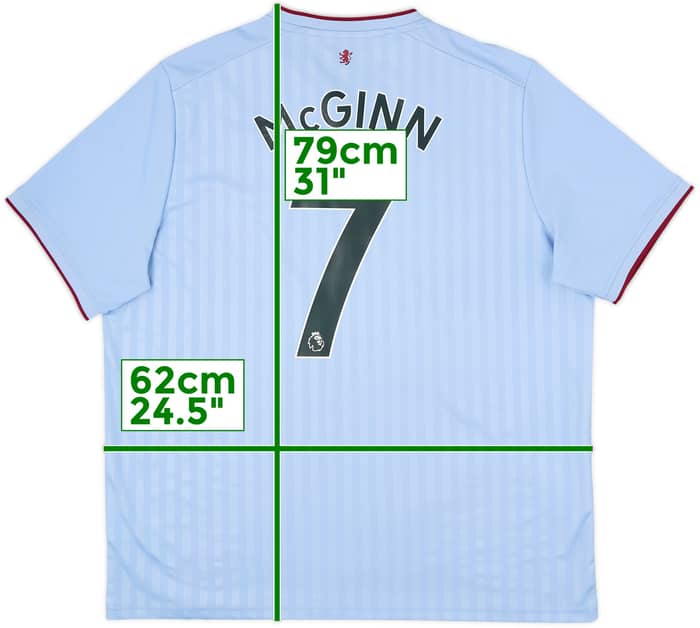 2022-23 Aston Villa Away Shirt McGinn #7 - 8/10 - (XXL)