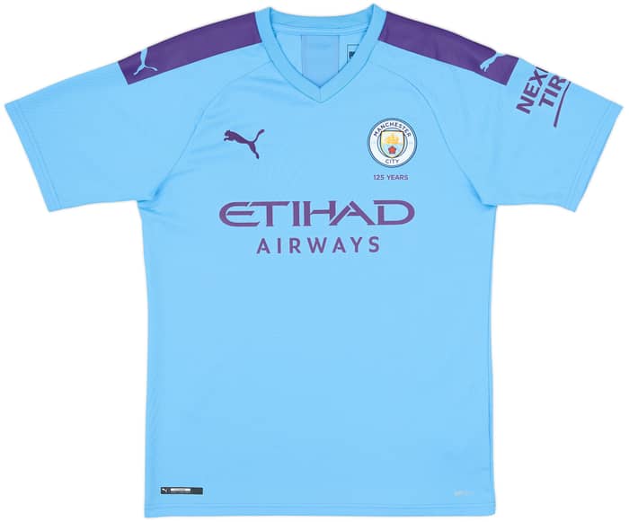 2019-20 Manchester City Home Shirt De Bruyne #17 - 9/10 - (M)