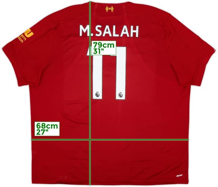 2019-20 Liverpool Home Shirt M.Salah #11 - 6/10 - (3XL)
