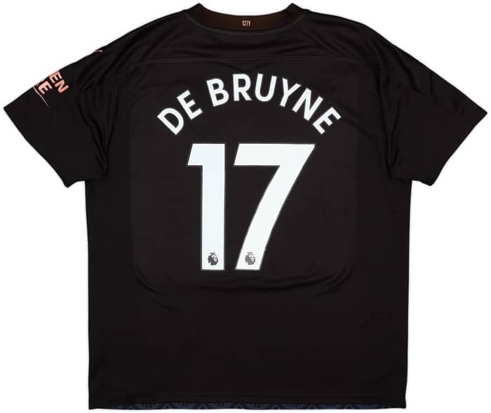 2020-21 Manchester City Away Shirt De Bruyne #17 - 8/10 - (XL)
