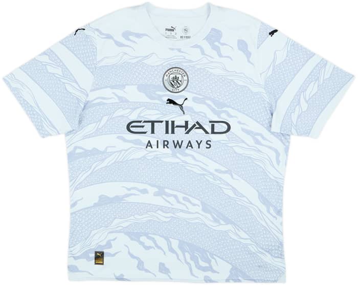 2023-24 Manchester City Puma 'Lunar New Year' Pre-Match Training Shirt - 10/10 - (XL)
