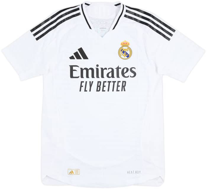 2024-25 Real Madrid Authentic Home Shirt Mbappe #9 - 10/10 - (S)