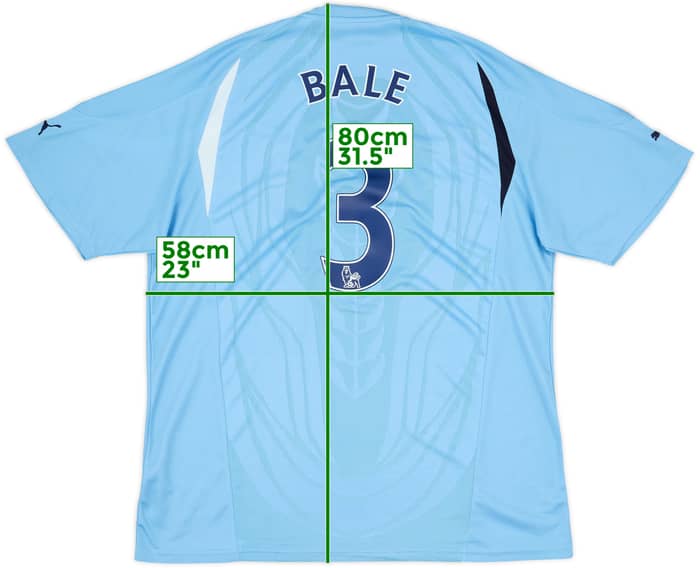 2010-11 Tottenham Away Shirt Bale #3 - 8/10 - (XL)