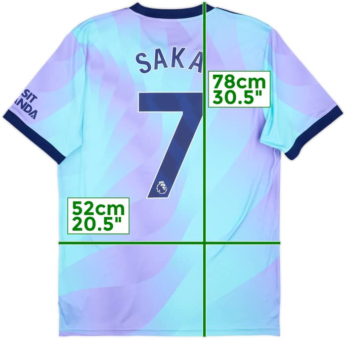 2024-25 Arsenal Third Shirt Saka #7 - 10/10 - (L)