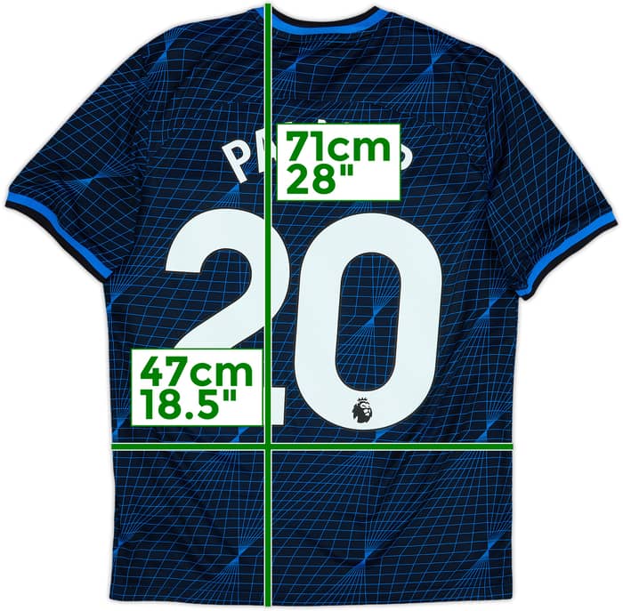 2023-24 Chelsea Away Shirt Palmer #20 - 9/10 - (M)