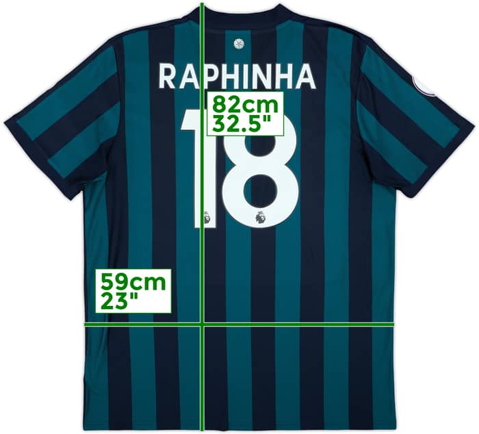 2020-21 Leeds United Away Shirt Raphinha #18 - 9/10 - (XL)