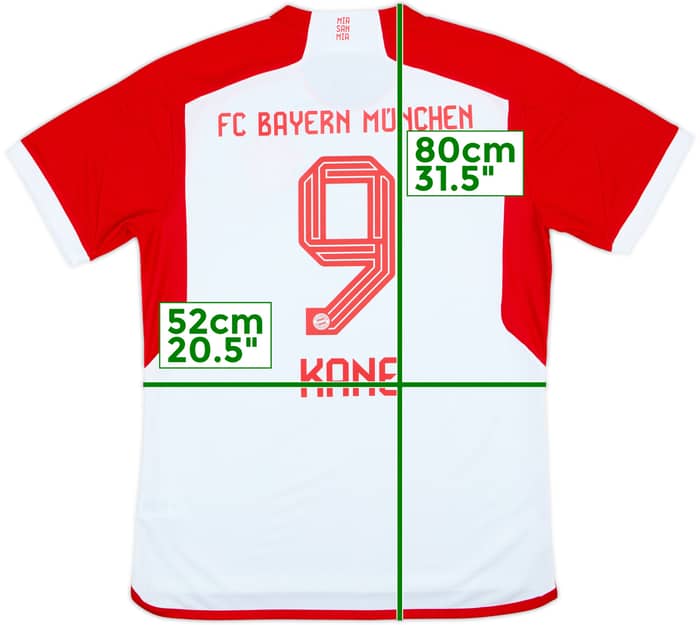 2023-24 Bayern Munich Home Shirt Kane #9 - 9/10 - (L)