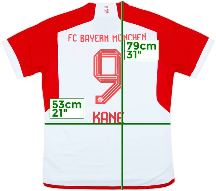 2023-24 Bayern Munich Home Shirt Kane #9 - 10/10 - (L)