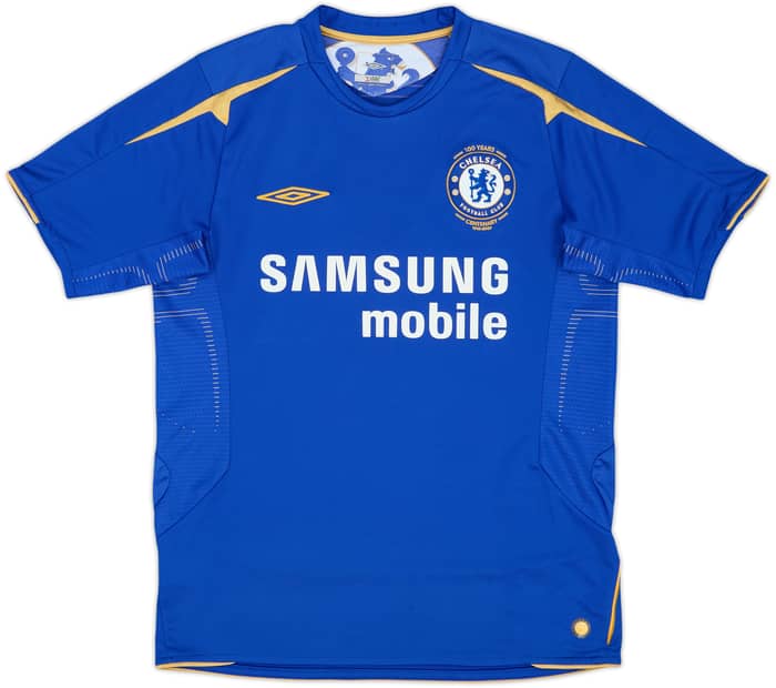 2005-06 Chelsea Centenary Home Shirt Essien #5 - 8/10 - (S)
