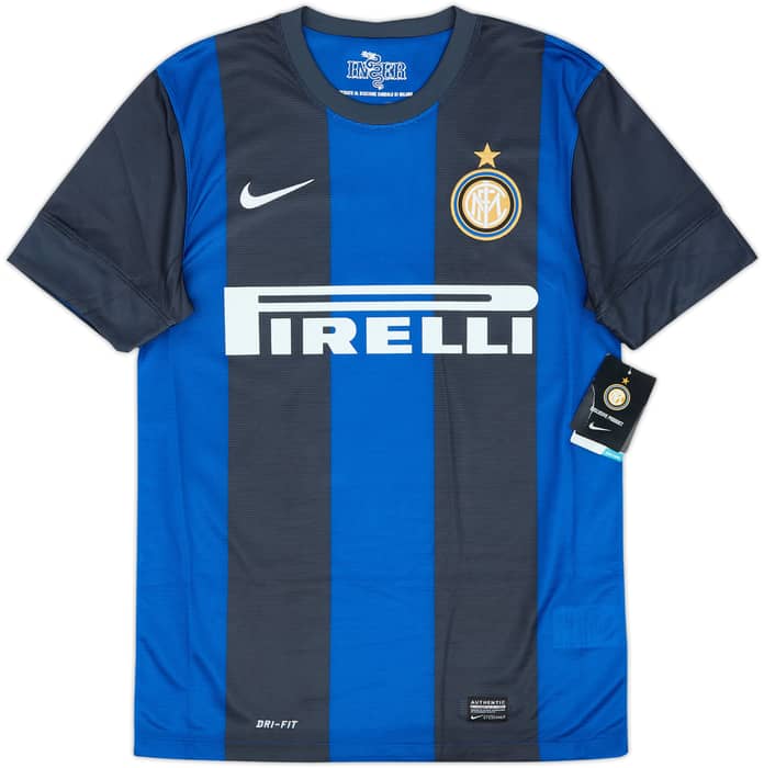 2012-13 Inter Milan Home Shirt J. Zanetti #4 (S)