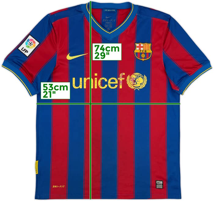 2009-10 Barcelona Home Shirt - 4/10 - (M)