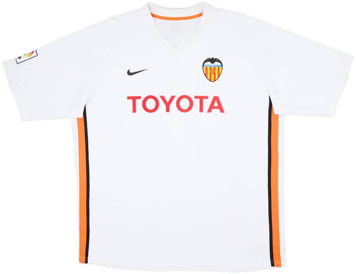 2006-07 Valencia Home Shirt David Villa #7 - 6/10 - (XXL)