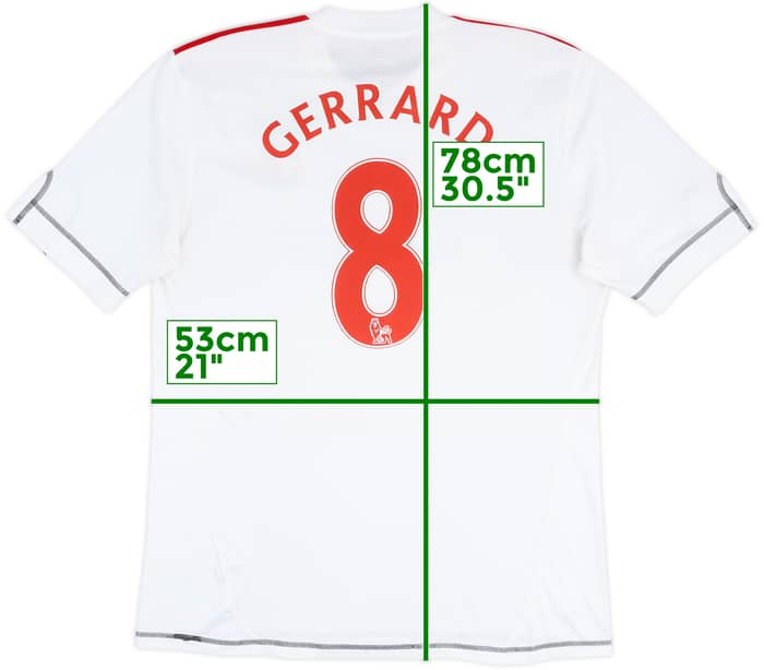 2009-10 Liverpool Third Shirt Gerrard #8 - 6/10 - (L)