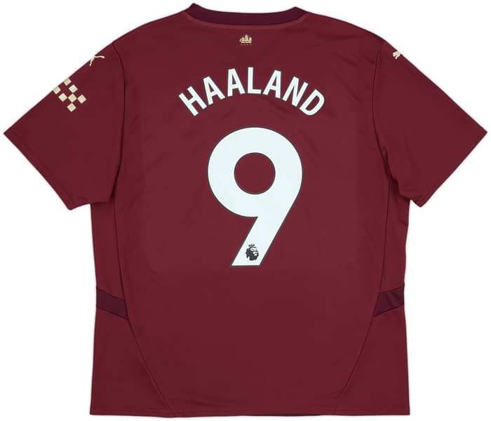 2024-25 Manchester City Third Shirt Haaland #9 - 10/10 - (XL)