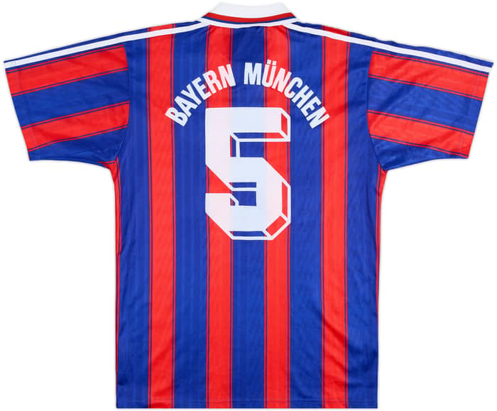 1995-97 Bayern Munich Home Shirt #5 - 9/10 - (S)