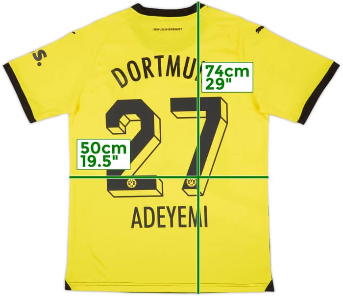 2023-24 Borussia Dortmund Home Shirt Adeyemi #27 - 7/10 - (L)