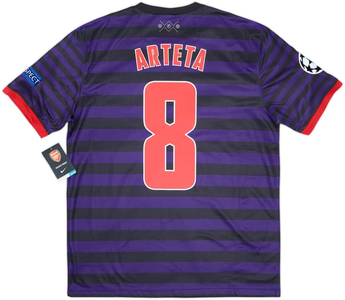 2012-13 Arsenal Away Shirt Arteta #8 (L)