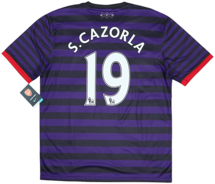 2012-13 Arsenal Away Shirt S.Cazorla #19 (L)