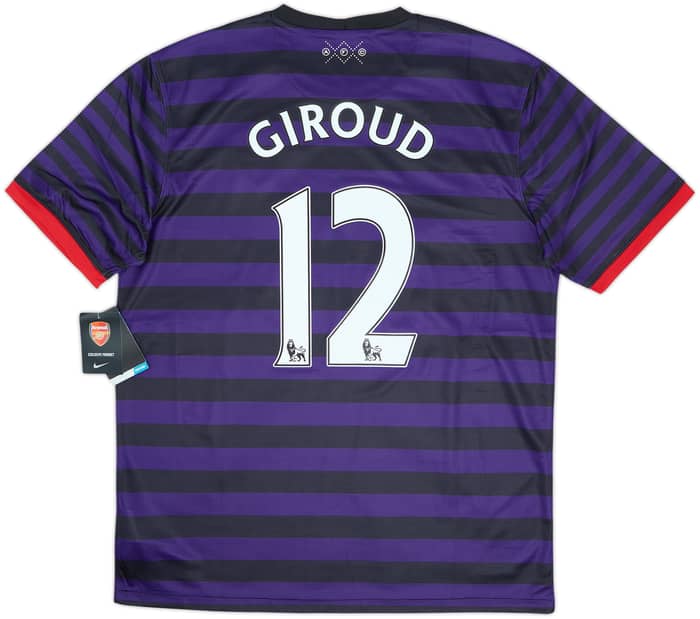 2012-13 Arsenal Away Shirt Giroud #12 (L)