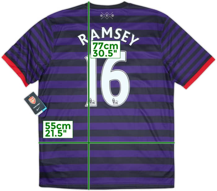 2012-13 Arsenal Away Shirt Ramsey #16 (L)