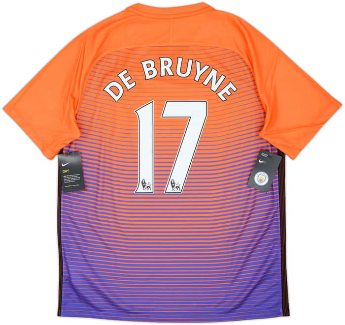 2016-17 Manchester City Third Shirt De Bruyne #17 (L)