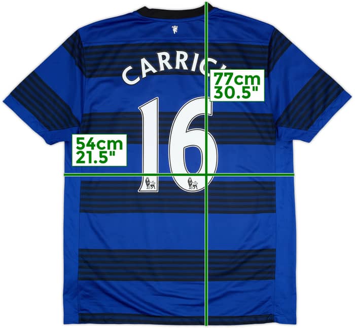 2011-13 Manchester United Away Shirt Carrick #16 - 6/10 - (L)