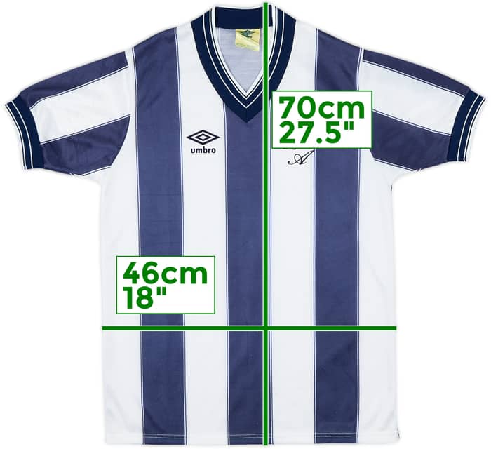 1983-84 West Brom Home Shirt - 8/10 - (S)