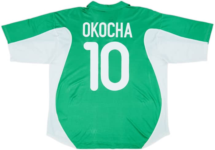 2000-01 Nigeria Home Shirt Okocha #10 - 7/10 - (XL)