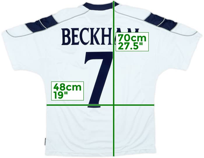 1999-00 Manchester United Third Shirt Beckham #7 - 6/10 - (M)