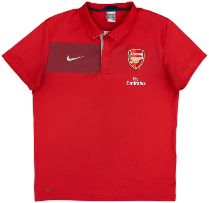 2009-10 Arsenal Nike Polo Shirt - 8/10 - (L)