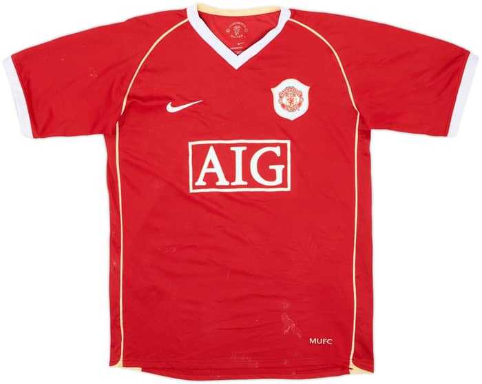 2006-07 Manchester United Home Shirt Ronaldo #7 - 5/10 - (13-15 Years)