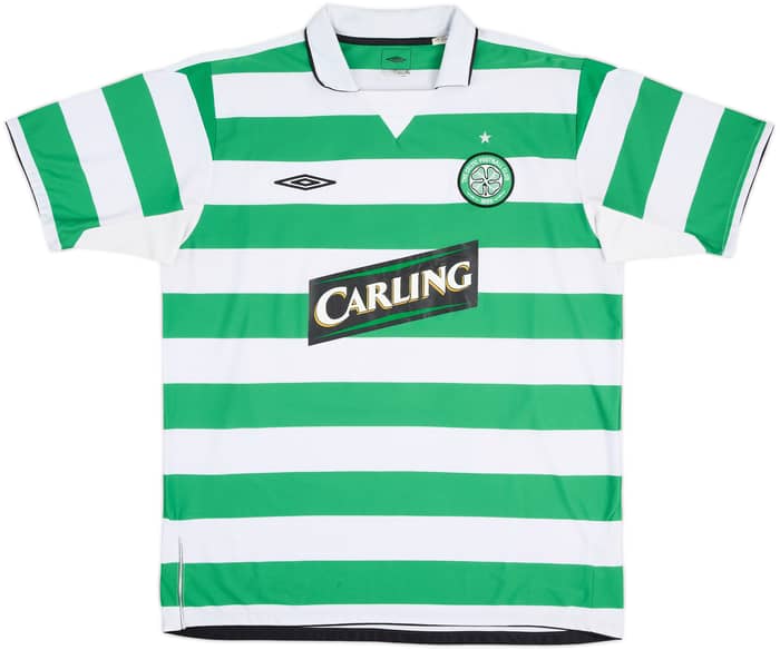 2004-05 Celtic Home Shirt Juninho #7 - 6/10 - (XL)