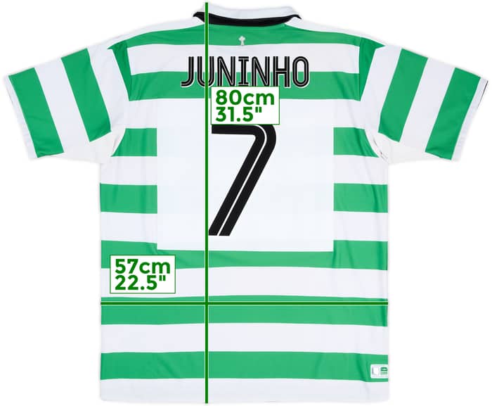2004-05 Celtic Home Shirt Juninho #7 - 6/10 - (XL)