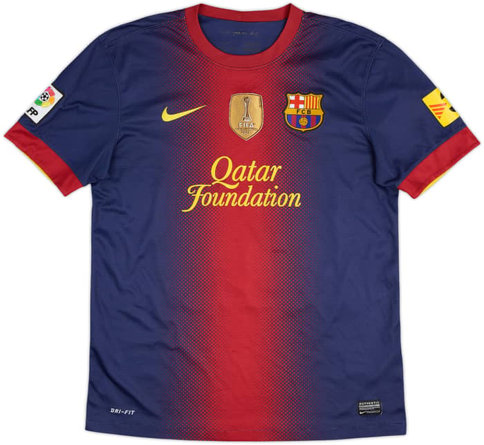 2012-13 Barcelona Home Shirt Messi #10 - 6/10 - (M)