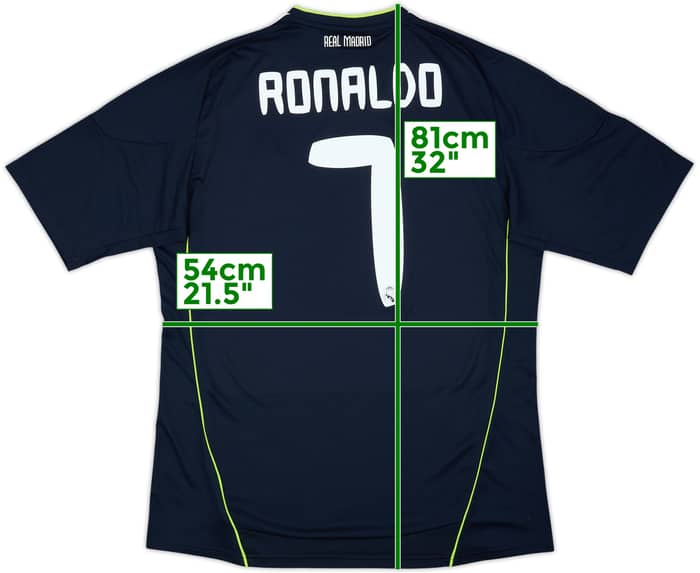 2010-11 Real Madrid Away Shirt Ronaldo #7 - 8/10 - (L)