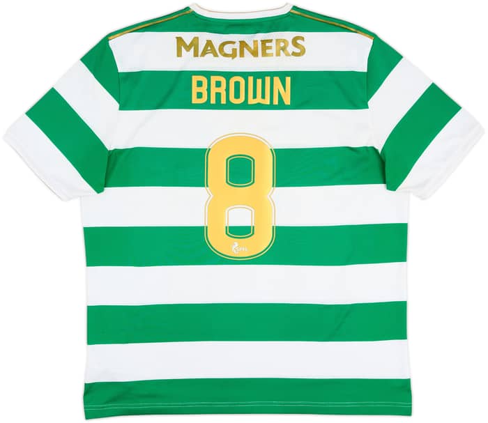 2017-18 Celtic Lisbon Lions 50th Anniversary Home Shirt Brown #8 - 5/10 - (XL)